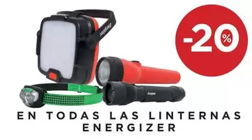 Oferta de Energizer - En Todas Las Linternas en Hipercor