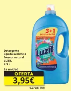 Oferta de Luzil - Detergente Liquido Sublime O Frescor Natural por 3,95€ en Economy Cash