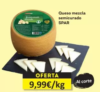 Oferta de Spar - Queso Mezcla Semicurado por 9,99€ en Economy Cash
