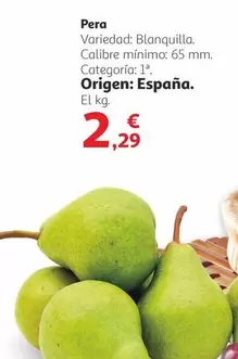 Oferta de Pera por 2,29€ en Alcampo