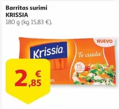 Oferta de Krissia - Barritas Surimi por 2,85€ en Alcampo