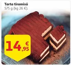Oferta de Tarta Tiramisu por 14,95€ en Alcampo