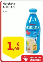 Oferta de Auchan - Horchata por 1,49€ en Alcampo