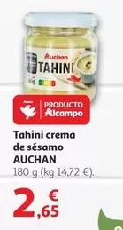 Oferta de Auchan - Tahini Crema De Sesamo por 2,65€ en Alcampo