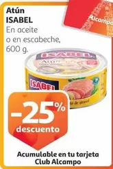 Oferta de Isabel - Atún en Alcampo