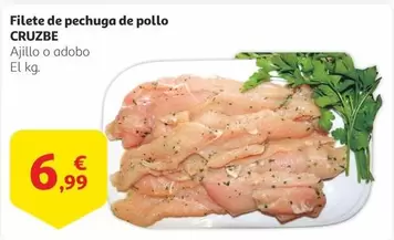 Oferta de Cruzbe - Filete De Pechuga De Pollo por 6,99€ en Alcampo