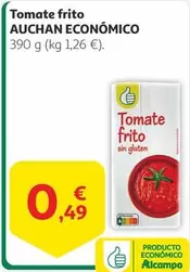 Oferta de Auchan - Económico Tomate Frito por 0,49€ en Alcampo