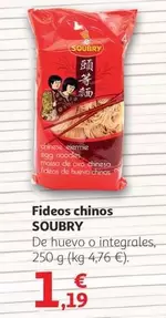 Oferta de Soubry - Fideos Chinos por 1,19€ en Alcampo