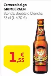 Oferta de Grimbergen - Cerveza Belga por 1,55€ en Alcampo