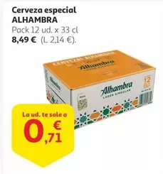 Oferta de Alhambra - Cerveza Especial por 8,49€ en Alcampo