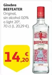 Oferta de Beefeater - Ginebra por 14,2€ en Alcampo