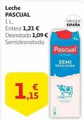 Oferta de Pascual - Leche por 1,15€ en Alcampo