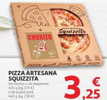Oferta de Squizzita - Pizza Artesana por 3,25€ en Alcampo