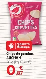 Oferta de Auchan - Chips De Gambas por 0,87€ en Alcampo