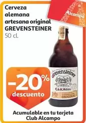 Oferta de Grevensteiner - Cerveza Alemana Artesana Original en Alcampo