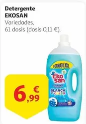 Oferta de Ekosan - Detergente por 6,99€ en Alcampo