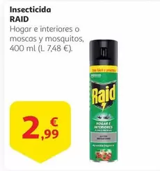 Oferta de Raid - Insecticida por 2,99€ en Alcampo