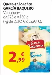 Oferta de García Baquero - Queso En Lonchas por 2,99€ en Alcampo