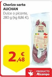 Oferta de Auchan - Chorizo Sarta por 2,48€ en Alcampo