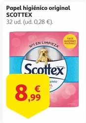Oferta de Scottex - Papel Higienico Original por 8,99€ en Alcampo