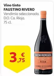 Oferta de Faustino Rivero - Vino Tinto por 3,75€ en Alcampo