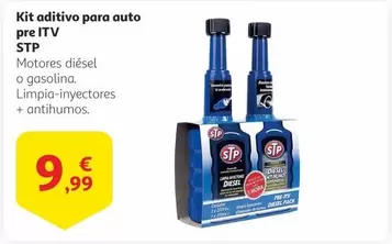 Oferta de Stp - Kit Aditivo Para Auto Pre ITV por 9,99€ en Alcampo