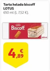 Oferta de Lotus - Tarta Helada Biscoff por 4,89€ en Alcampo