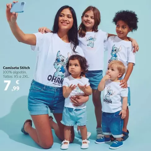 Oferta de Stitch - Camiseta  por 7,99€ en Alcampo