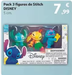 Oferta de Disney - Pack 3 Figuras De Stitch por 7,99€ en Alcampo