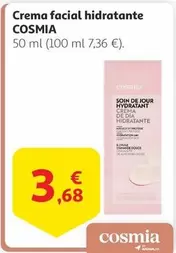 Oferta de Cosmia - Crema Facial Hidratante por 3,68€ en Alcampo