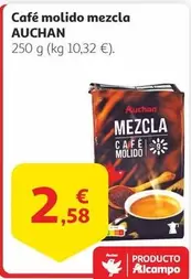 Oferta de Auchan - Café Molido Mezcla por 2,58€ en Alcampo