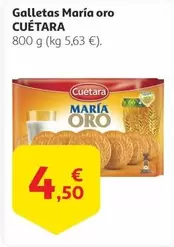 Oferta de Cuétara - Galletas María Oro por 4,5€ en Alcampo
