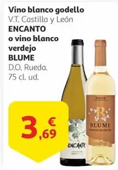 Oferta de Encanto - Vino Blanco Godello por 3,69€ en Alcampo