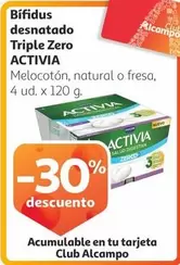 Oferta de Activia - Bifidus Desnatado Triple Zero en Alcampo