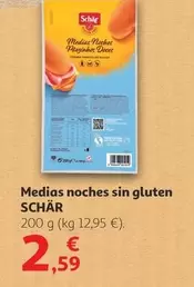 Oferta de Schär - Medias Noches Sin Gluten por 2,59€ en Alcampo