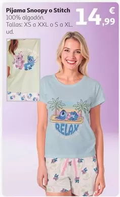 Oferta de Snoopy - Pijama  por 14,99€ en Alcampo