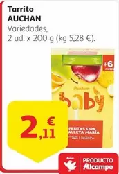 Oferta de Auchan - Tarrito por 2,11€ en Alcampo