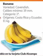Oferta de Bananas en Alcampo