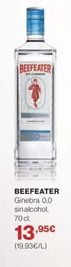 Oferta de Beefeater - Ginebra 0,0 Sin alcohol por 13,95€ en Supercor