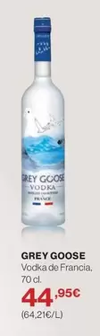 Oferta de Grey Goose - Vodka De Francia por 44,95€ en Supercor