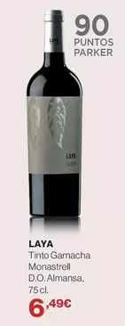 Oferta de Parker - Tinto Garnacha Monastrell D.o. Almansa por 6,49€ en Supercor