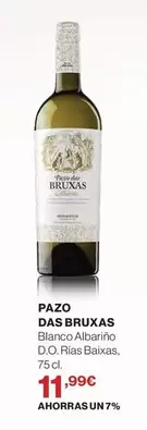 Oferta de Pazo - Blanco Albariño D.o. Rías Baixas por 11,99€ en Supercor