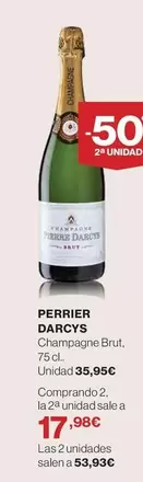 Oferta de Perrier - Champagne Brut por 35,95€ en Supercor