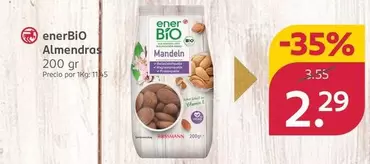 Oferta de Ener Bio - Almendras por 2,29€ en Rossmann