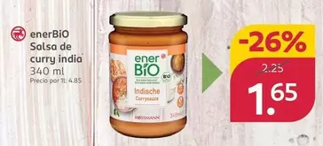 Oferta de Enerbio - Salsa De Curry India por 1,65€ en Rossmann