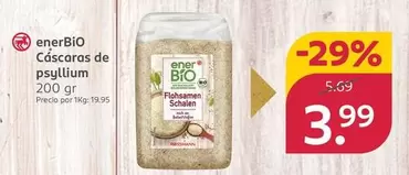 Oferta de Enerbio - Cáscaras De Psyllium  por 3,99€ en Rossmann