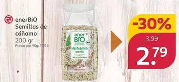 Oferta de Enerbio - Semillas De Cáñamo por 2,79€ en Rossmann