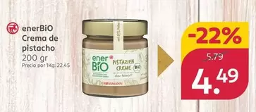 Oferta de Enerbio - Crema De Pistacho por 4,49€ en Rossmann