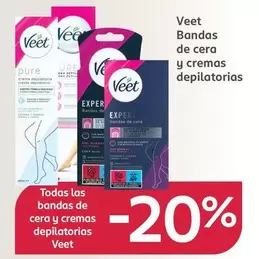 Oferta de Veet - Bandas De Cera Y Cremas Depilatorias en Rossmann