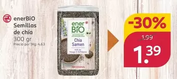 Oferta de Enerbio - Semillas De Chia por 1,39€ en Rossmann